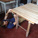 Upcycled table DIY - Upcycled Dining Table How To