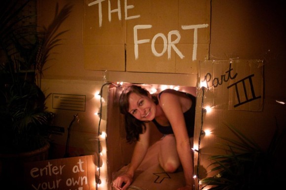 Epic Fort 2013 - cardboard fort