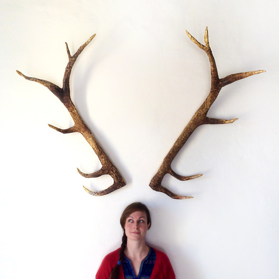 DIY Wall art: DIY Deer Antlers