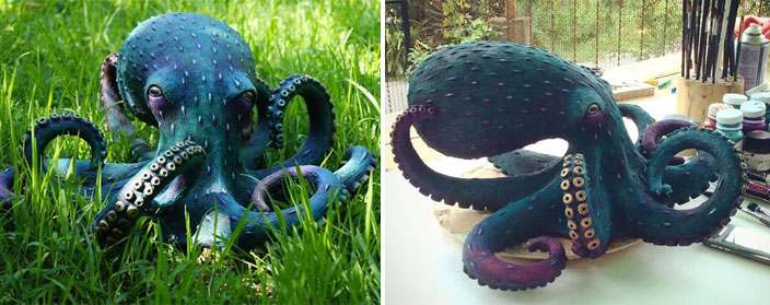 Octopus Sculpture by Ta