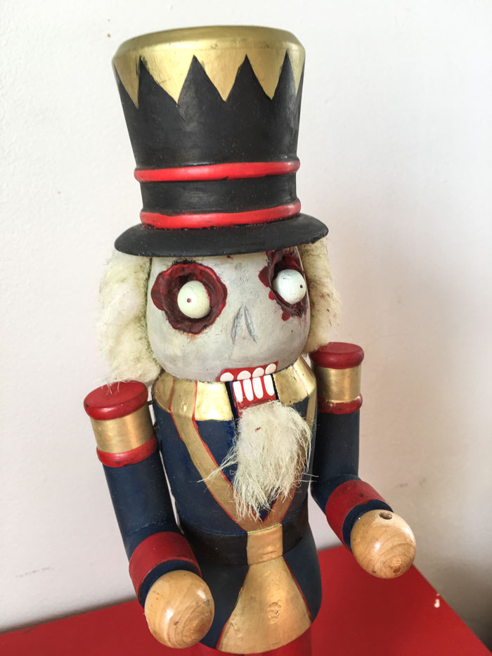 Creepy Halloween Nutcracker Craft