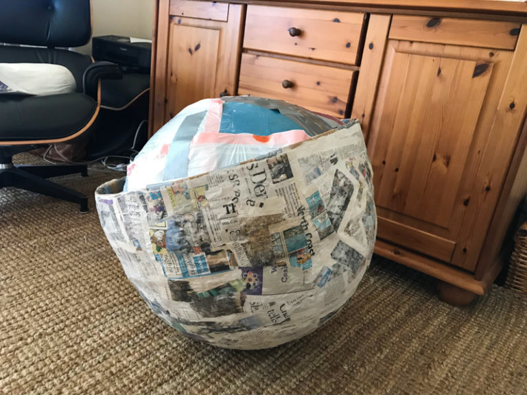 Huge Paper Mache Firefighter Helmet The Surpriseaholic